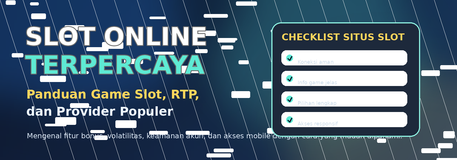 Slot Online Terpercaya panduan game slot RTP dan provider populer